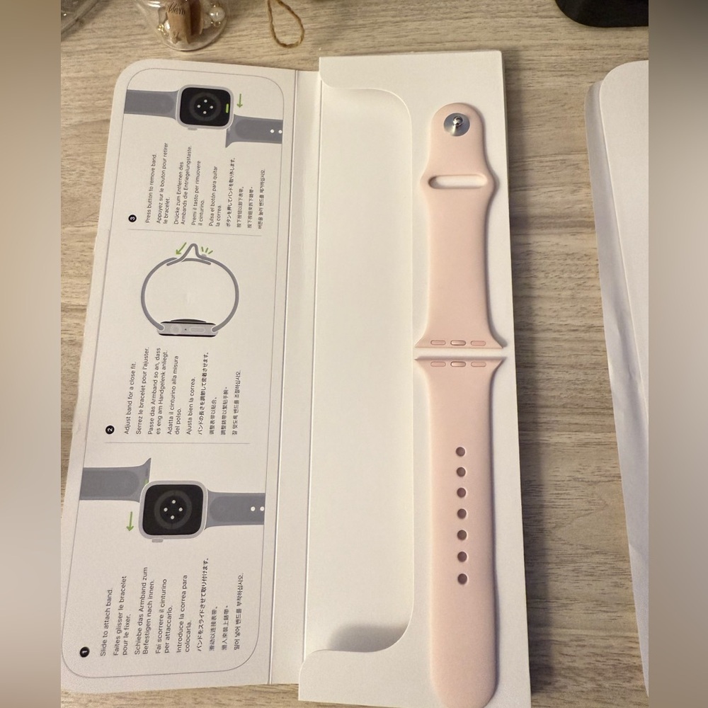 Apple Watch Light Pink Sport Band 41mm S/M